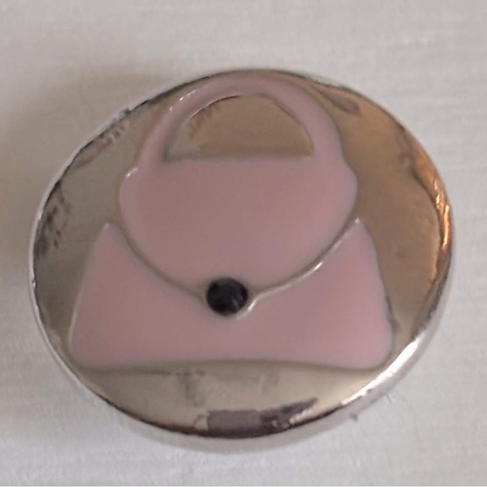 Magnolia Vine Pink Purse 18mm Snap 10$
